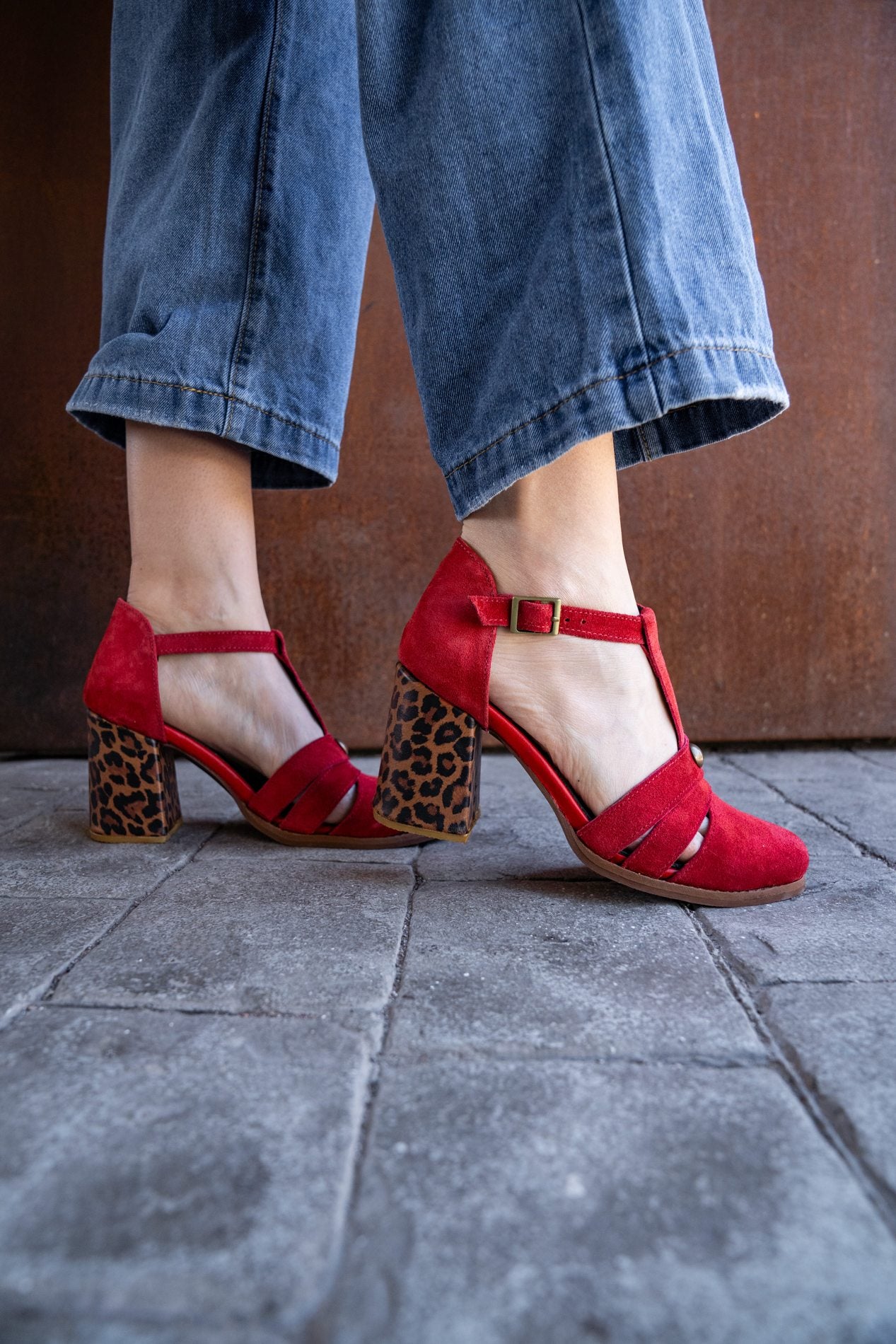 Sandalia Viena Roja