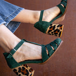 Sandalia Viena Verde Print