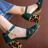 Sandalia Viena Verde Print