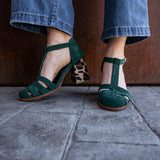 Sandalia Viena Verde Print