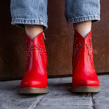 Botines Roma Rojo