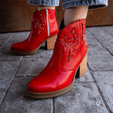 Botines Roma Rojo