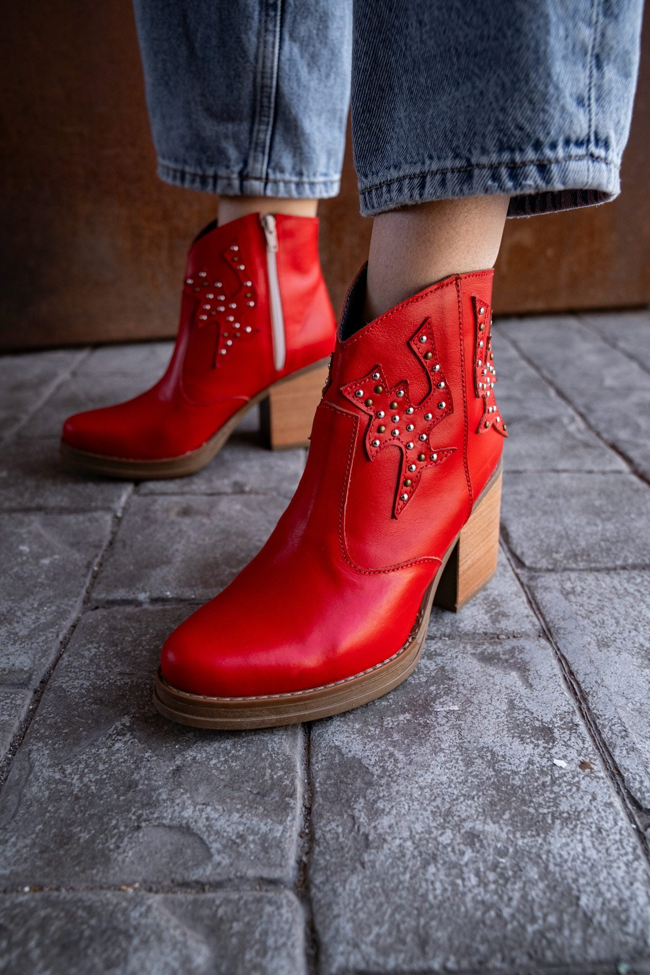 Botines Roma Rojo