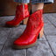 Botines Roma Rojo