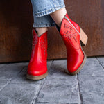 Botines Roma Rojo