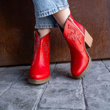 Botines Roma Rojo