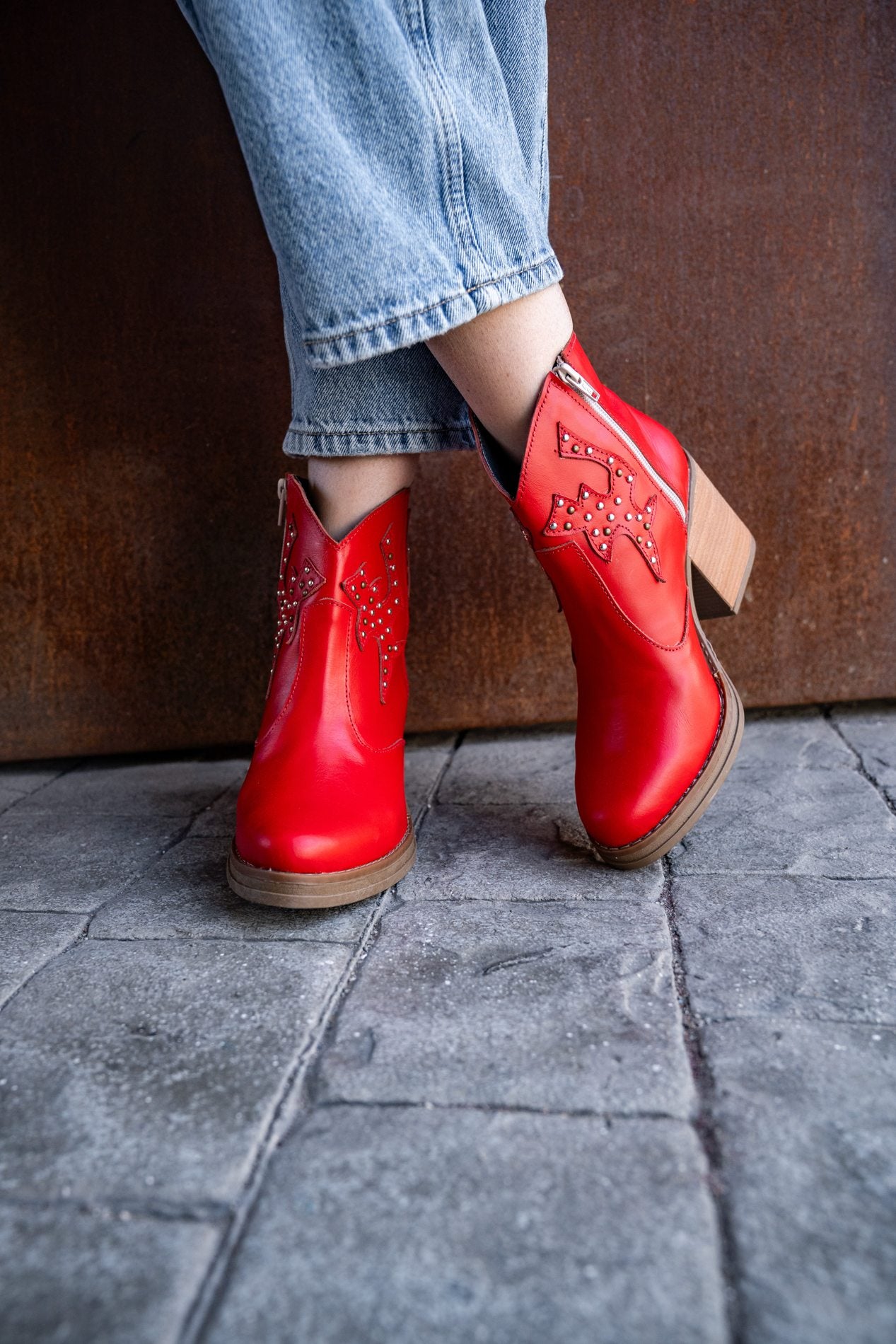 Botines Roma Rojo