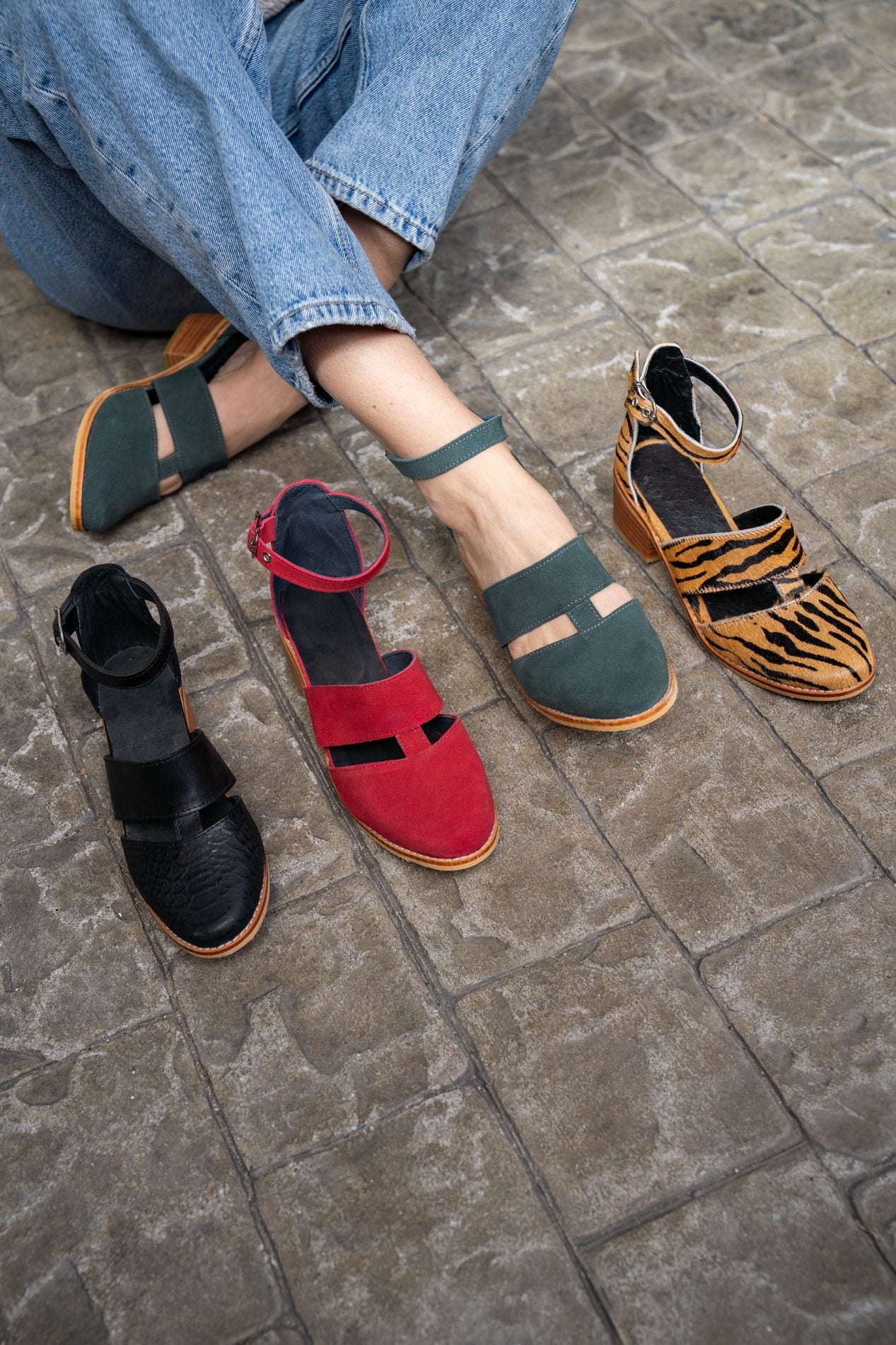 Sandalias Niza Verde