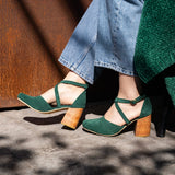 Sandalia Amalfi Verde
