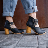 Botines Berna Negro Opaco