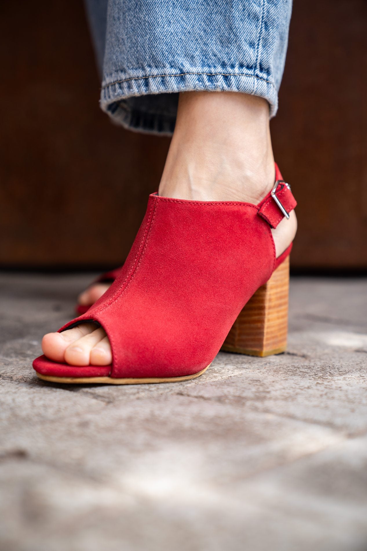 Sandalia Positano Roja