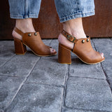 Sandalia Positano Camel