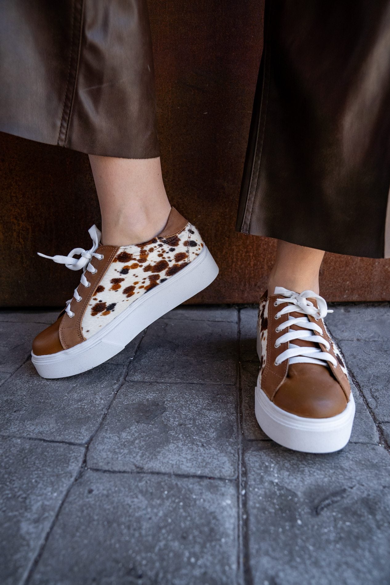 Zapatillas Praga Vaca Print