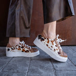 Zapatillas Praga Vaca Print