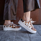 Zapatillas Praga Vaca Print