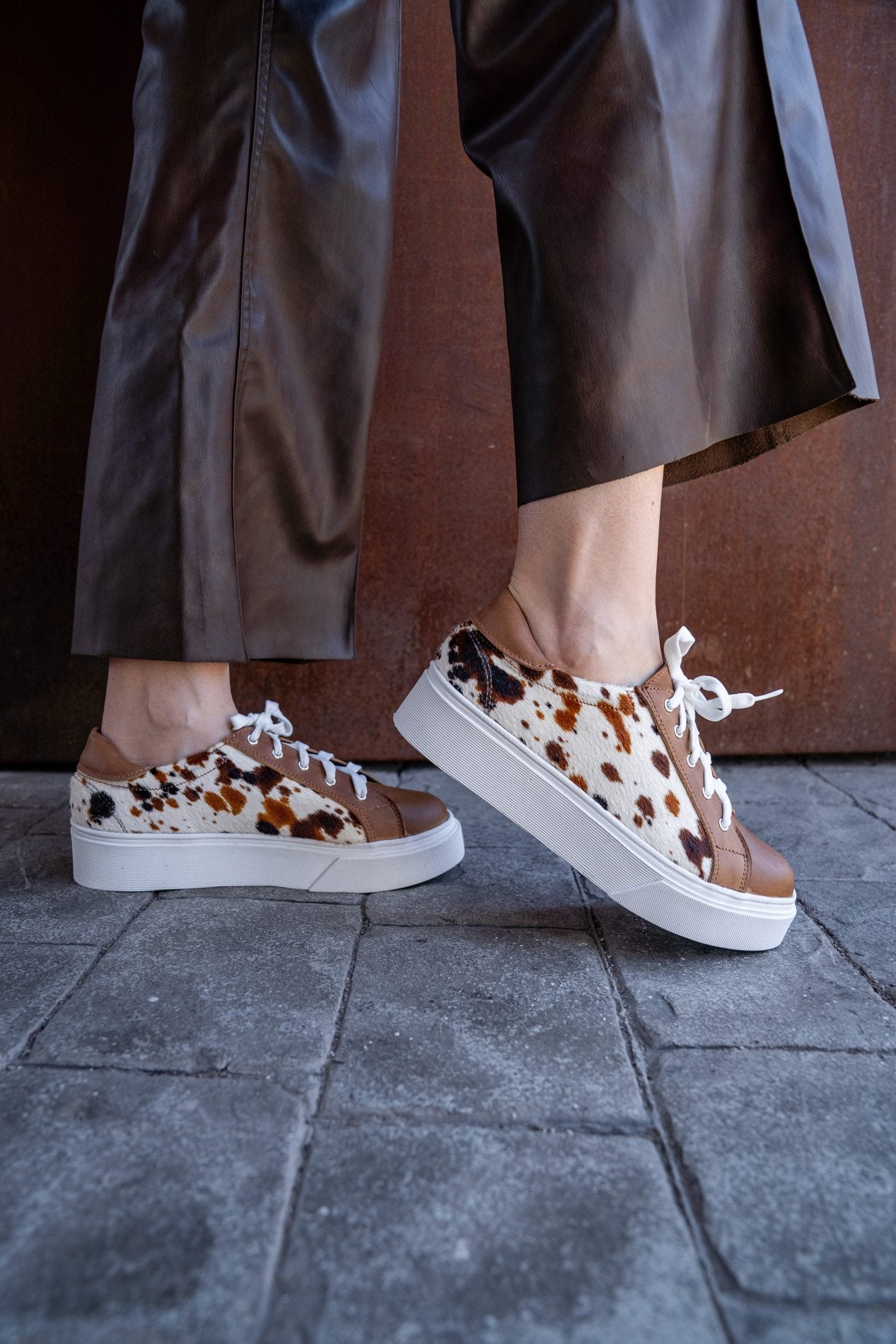 Zapatillas Praga Vaca Print