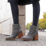 Botines Bucarest Taupe Reptil
