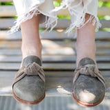 Babucha Atenas Gris Moño Café