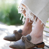 Babucha Atenas Gris Moño Café