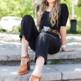 Sandalia Viena Café Print