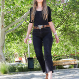 Sandalia Viena Café Print