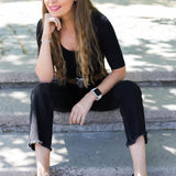 Sandalia Capri Negro Print