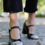 Sandalia Capri Negro Print