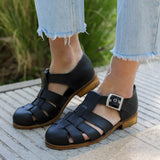 Sandalia Bélgica Negra