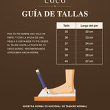 Guía de tallas Coco Calzados